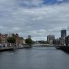 A photo taken while crossing the River Liffey in Dublin