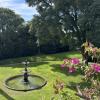 A fountain found on the Villa Ocampo gardens.
