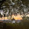 picture of the sunset taking from the Schlossberg in Freiburg, Germany.