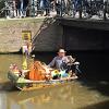 Musician on canals 