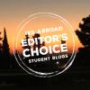 editors choice logo over image of sunset and trees