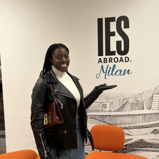 Dara at the IES Abroad Milan Center
