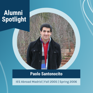 Paolo Santonocito Alumni Spotlight Header