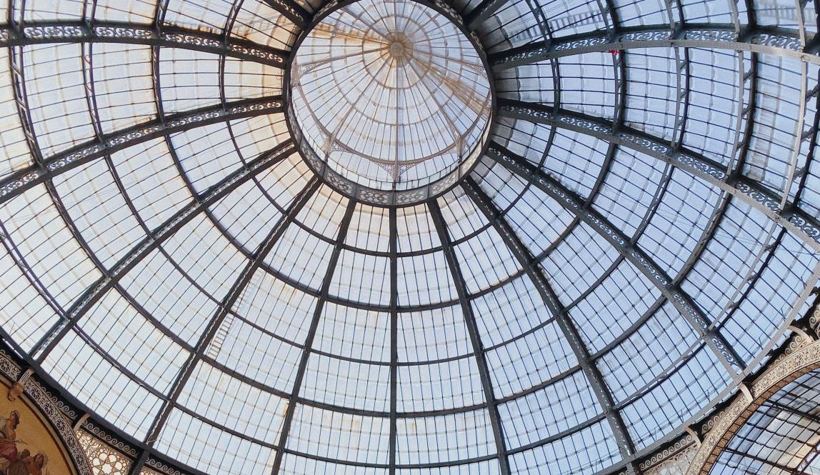 a stunning photo of Galleria Vittorio Emanuele II shopping center in Milan