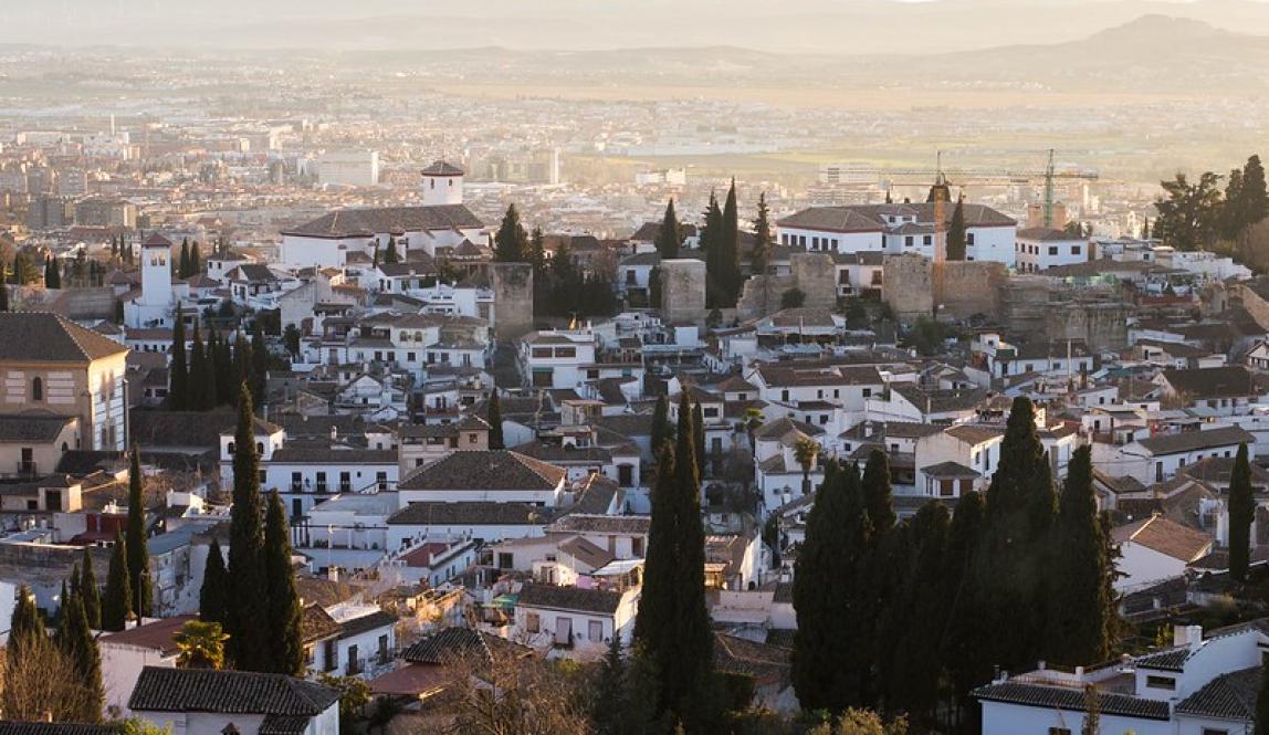 the neighborhood of Albaicín in Granada