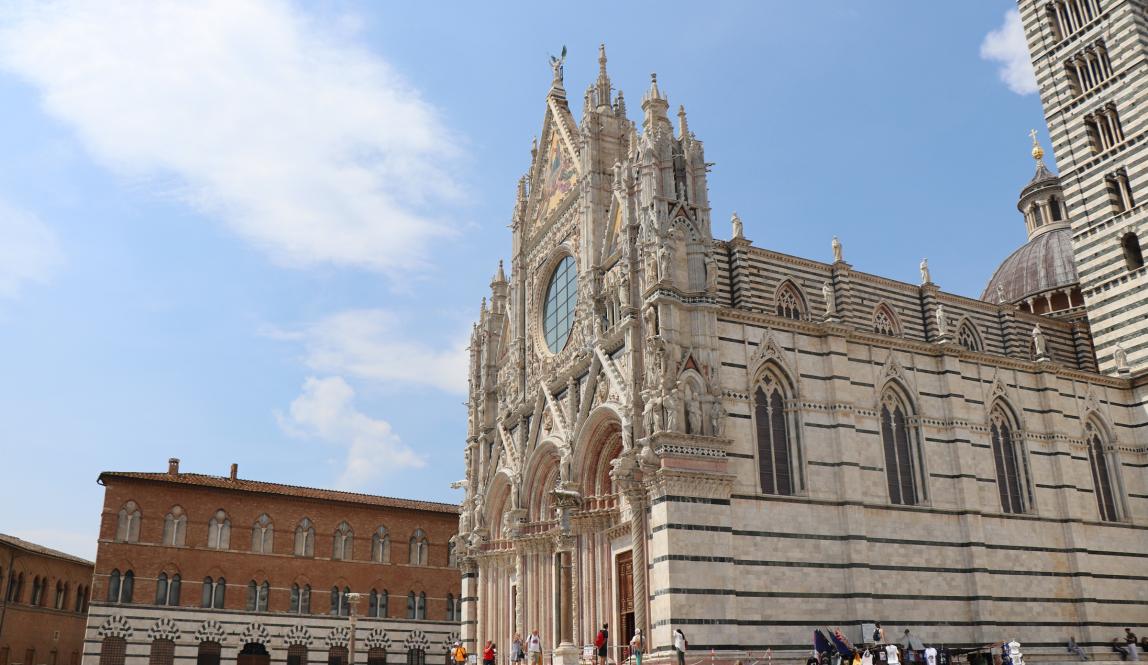 Duomo di Siena on a sunny day