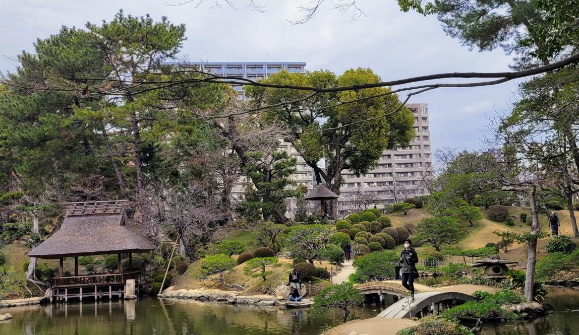 A garden in Hiroshima.