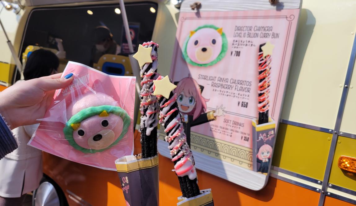Picture of Spy x Family treats at Universal Studios, Japan.