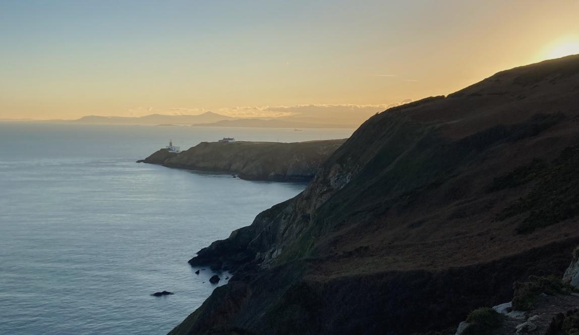 Sunset at Bailey's Lighthouse in Howth