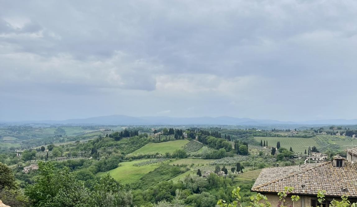 view from san Gimignano 