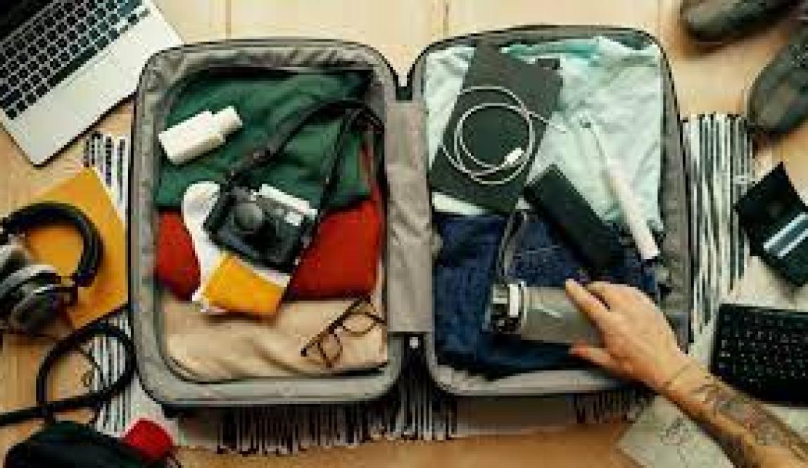 Packing a suitcase to get ready for study abroad