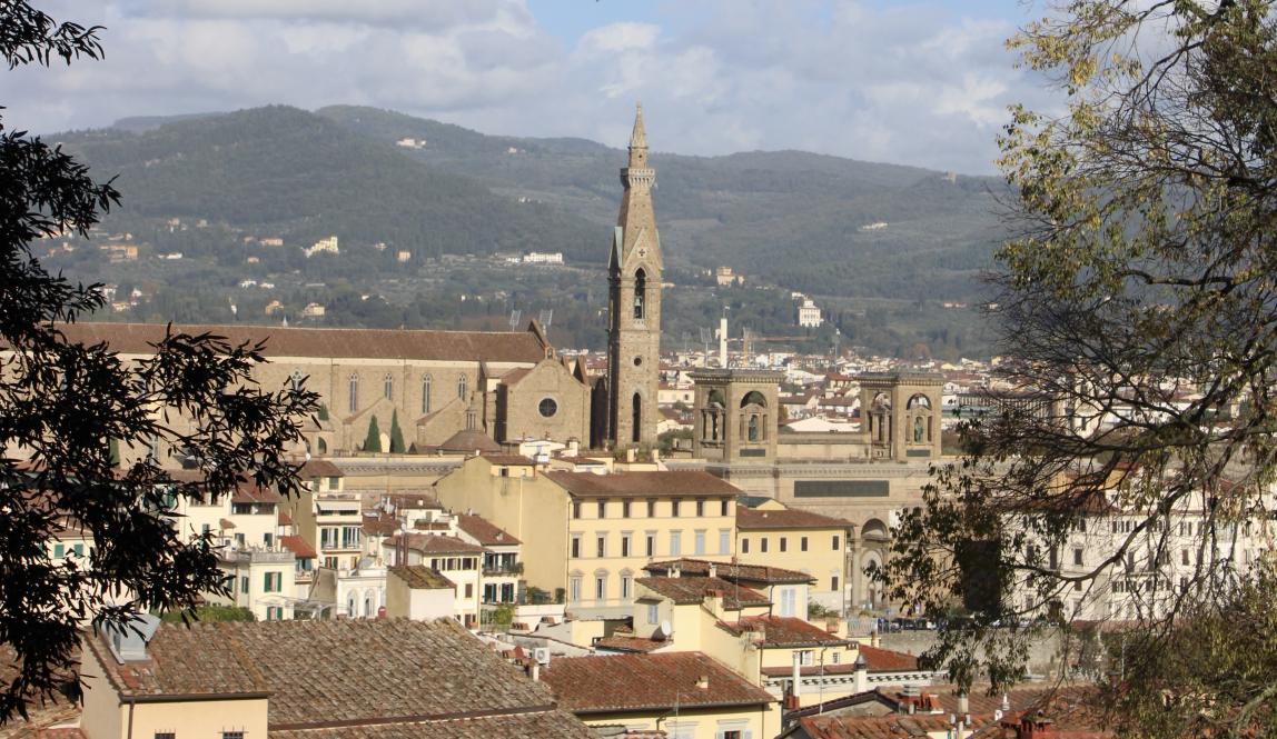A climb up Giardino Bardini to see the magnificent view of the city of Florence
