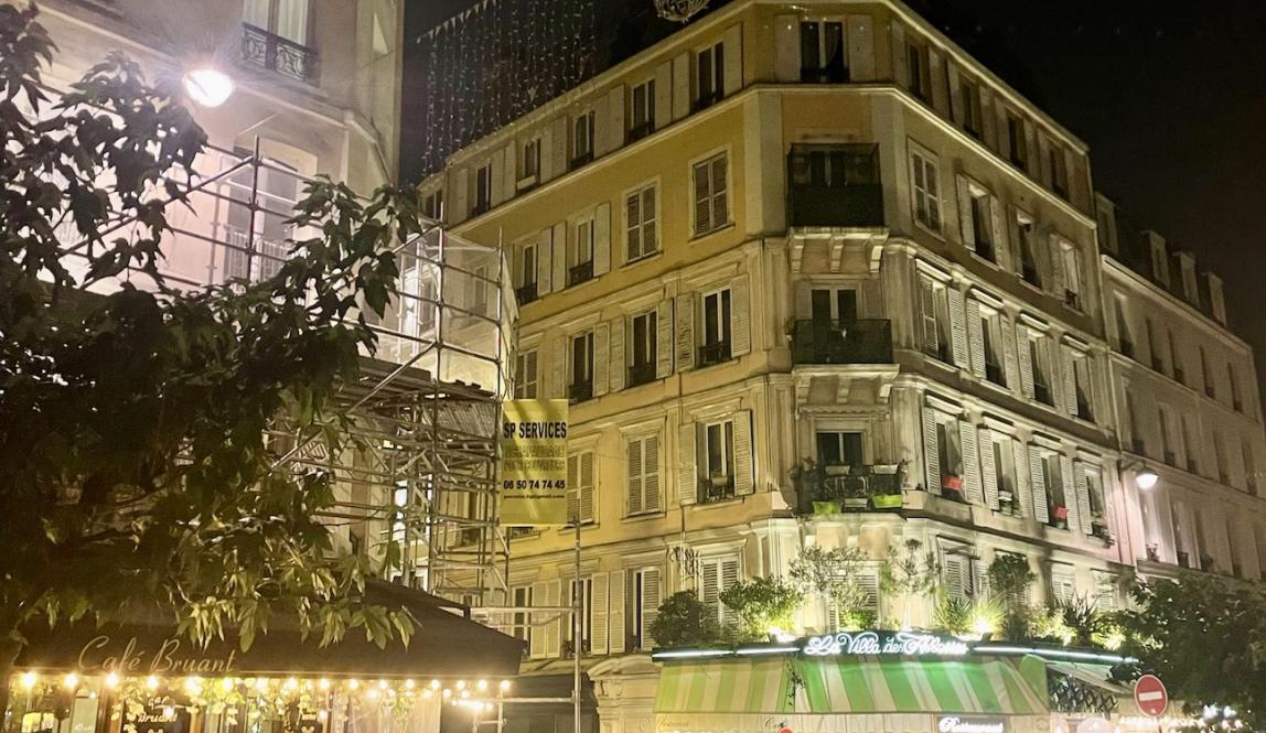 Streets of Paris at Night