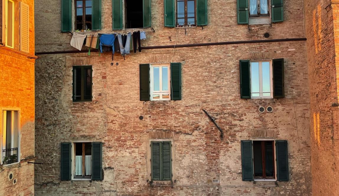 Photo of some apartments in Siena 