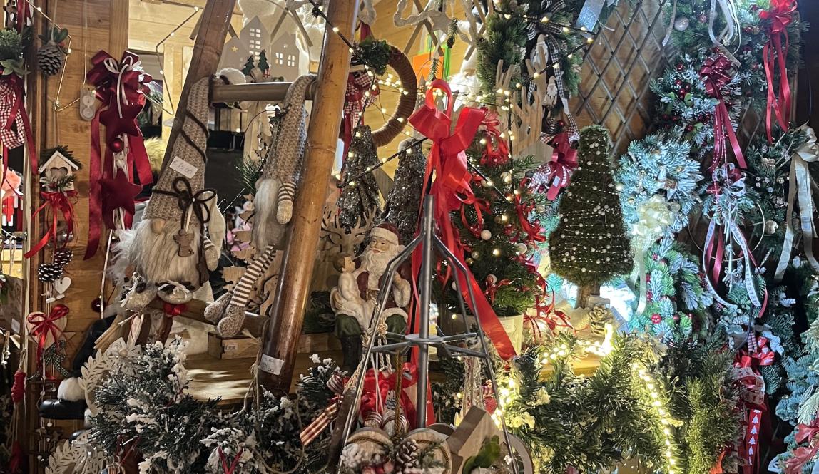 Photo of Siena Christmas Decorations at the Market 
