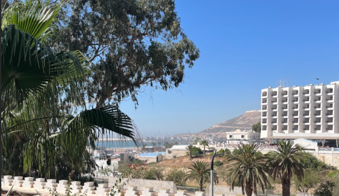 A view of Agadir from our hotel