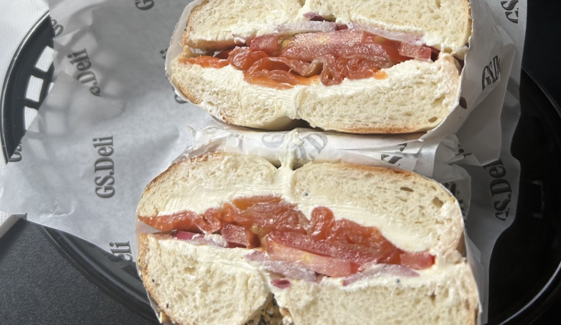 The Classic Lox Bagel from George Street Deli 