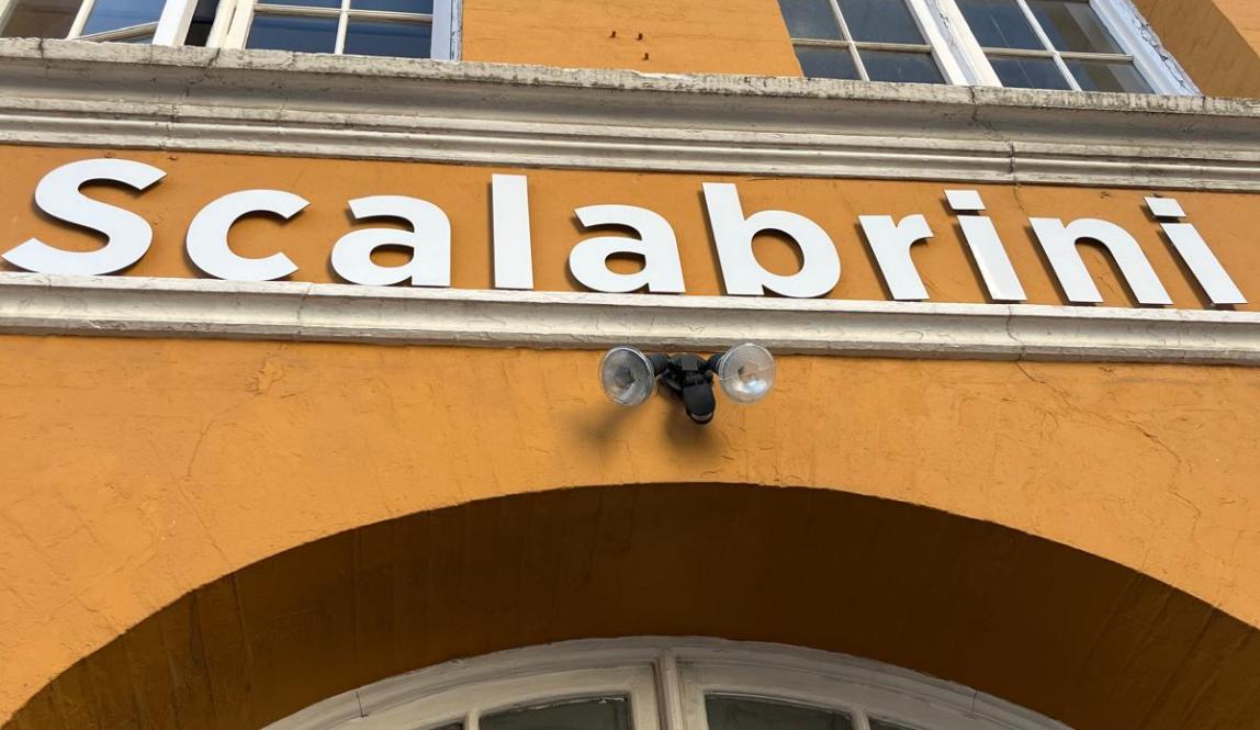 A building with the name Scalabrini