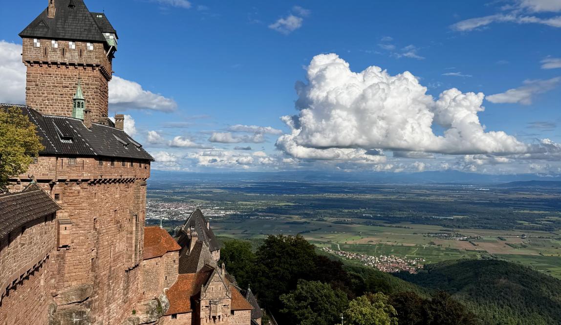 Castle with landscape