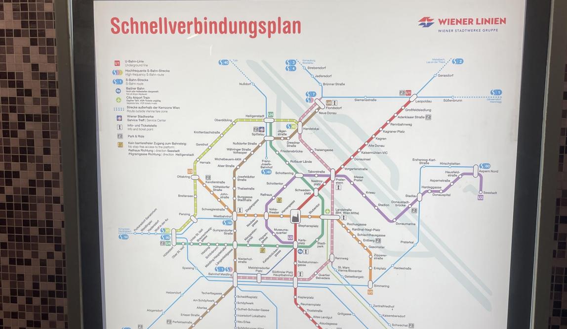 System map of entire U-bahn