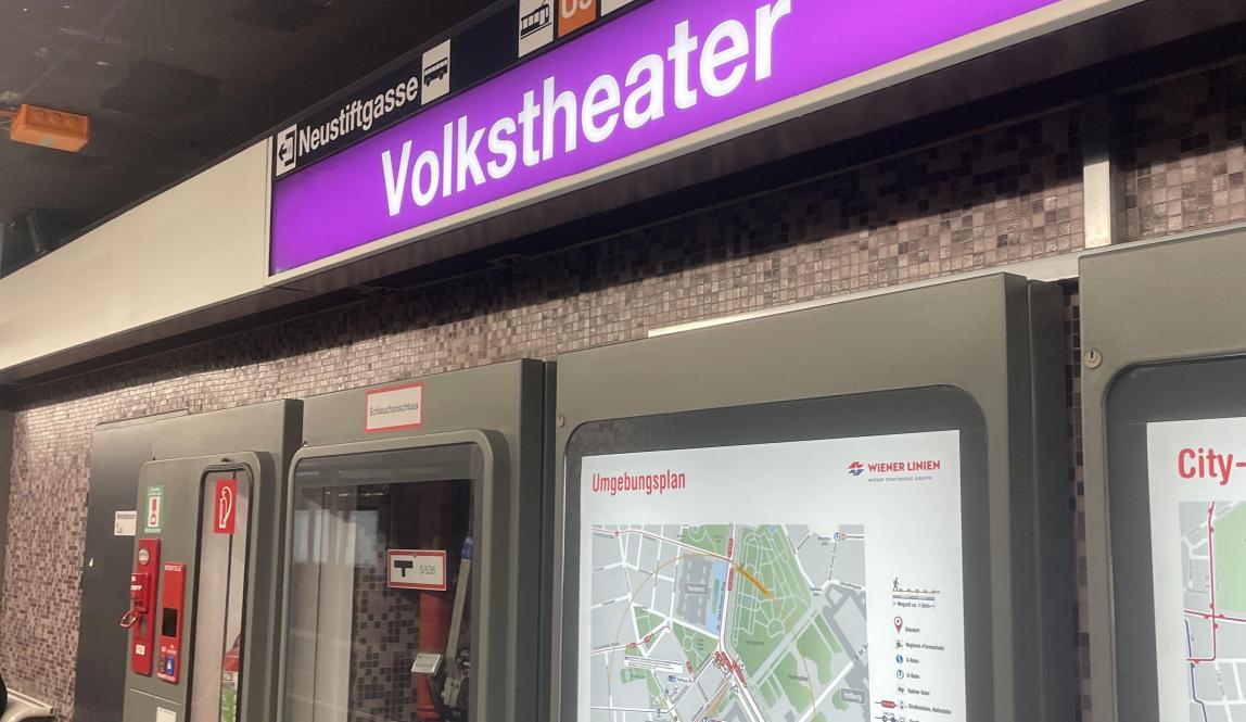 Example of station map, station icons, exit, transfer info