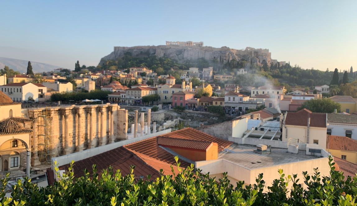 Aerial view of Athens