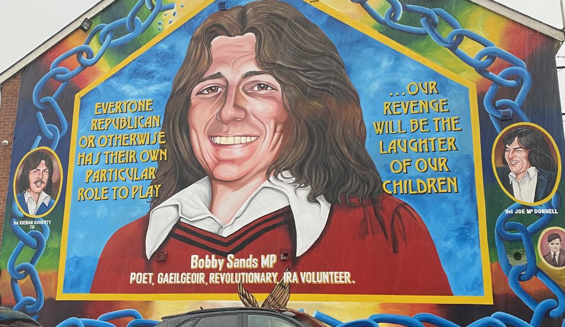 Republican Mural commemorating Bobby Sands