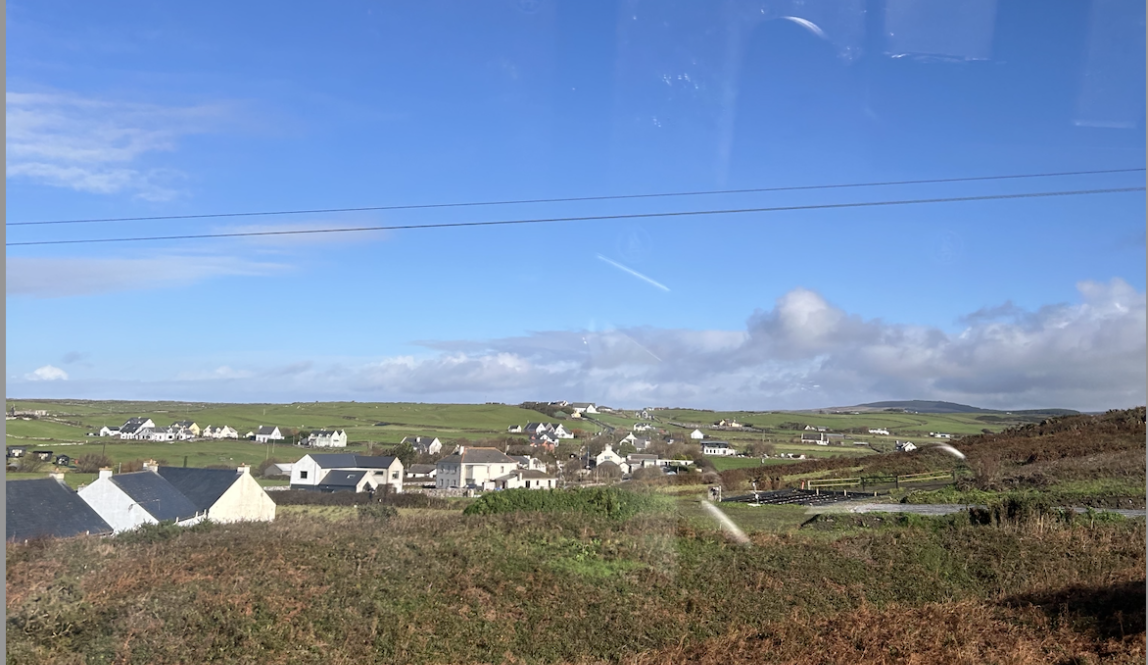 Houses in a rural landscape