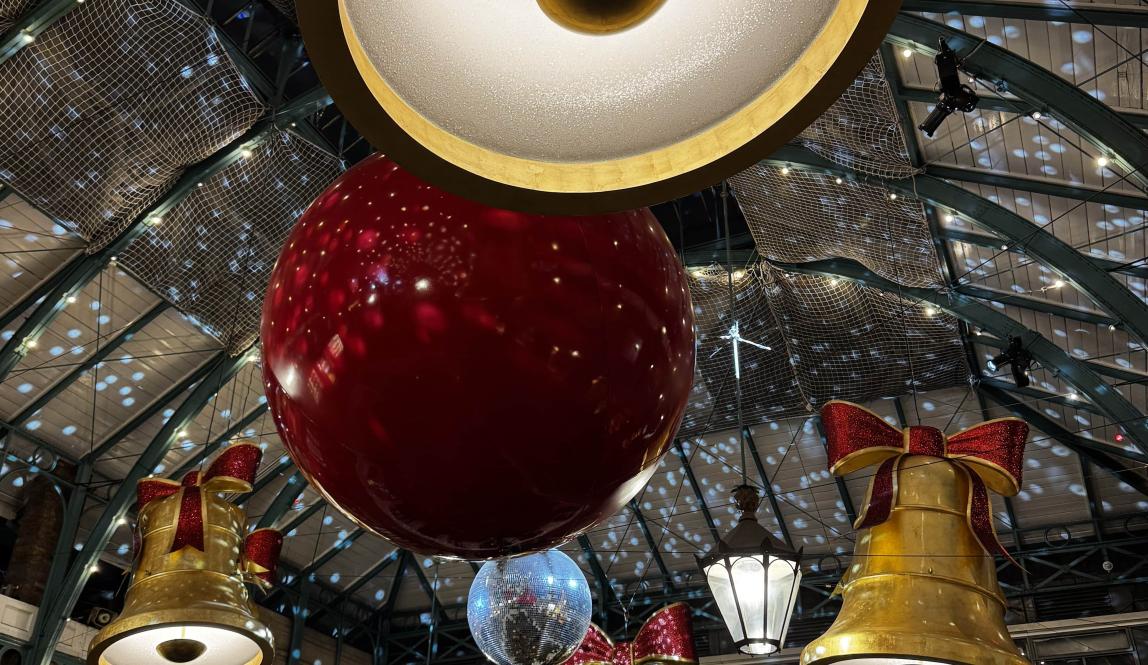 Big Bells hanging outdoors