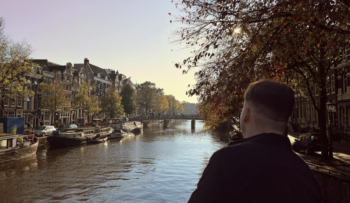 Amsterdam Last sunny day before the rain 