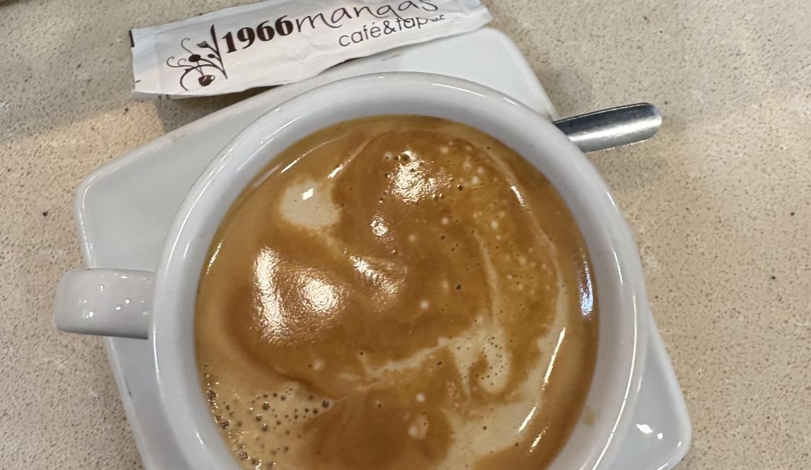 Cup of cafe con leche