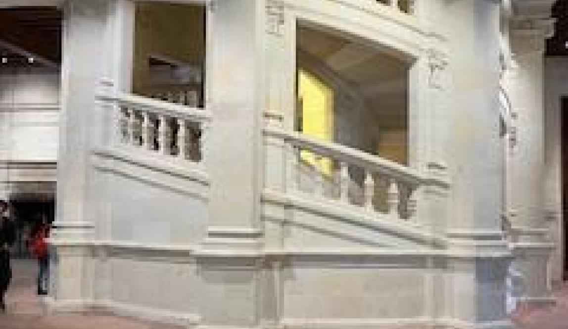 Double-helix staircase in the Château de Chambord
