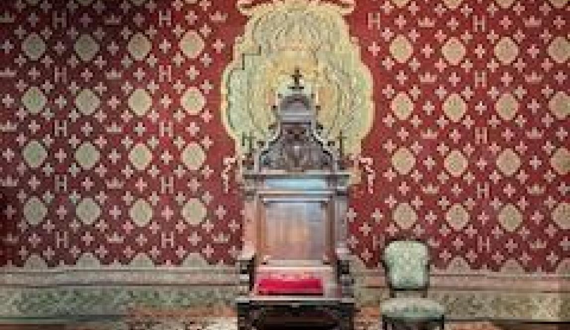 Throne room of the Château de Chambord