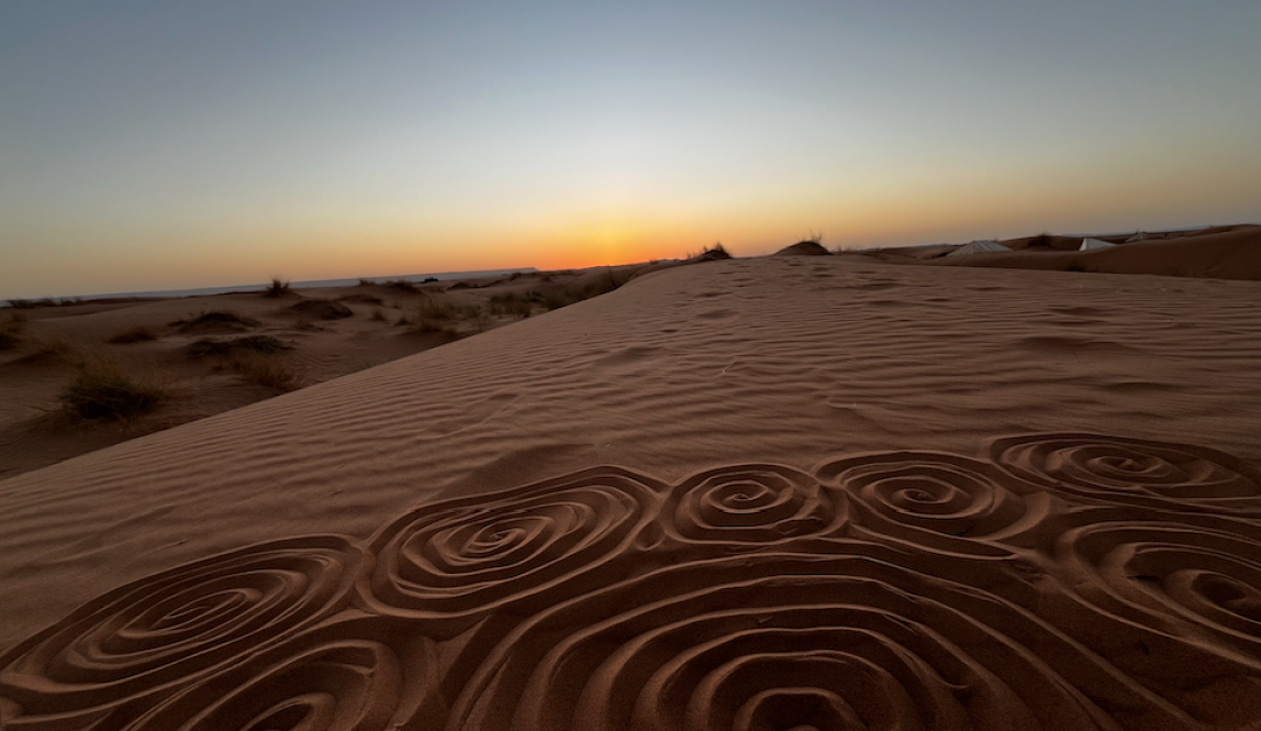 Sunrise on the Sahara