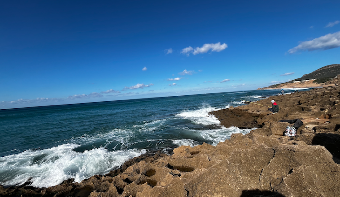 Tangier seaside near Hercules Cave