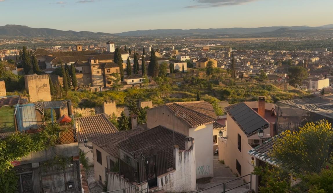 View of Granada from the Mirador de San Cristobal.