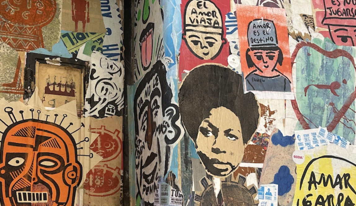 Art near Plaza Serrano