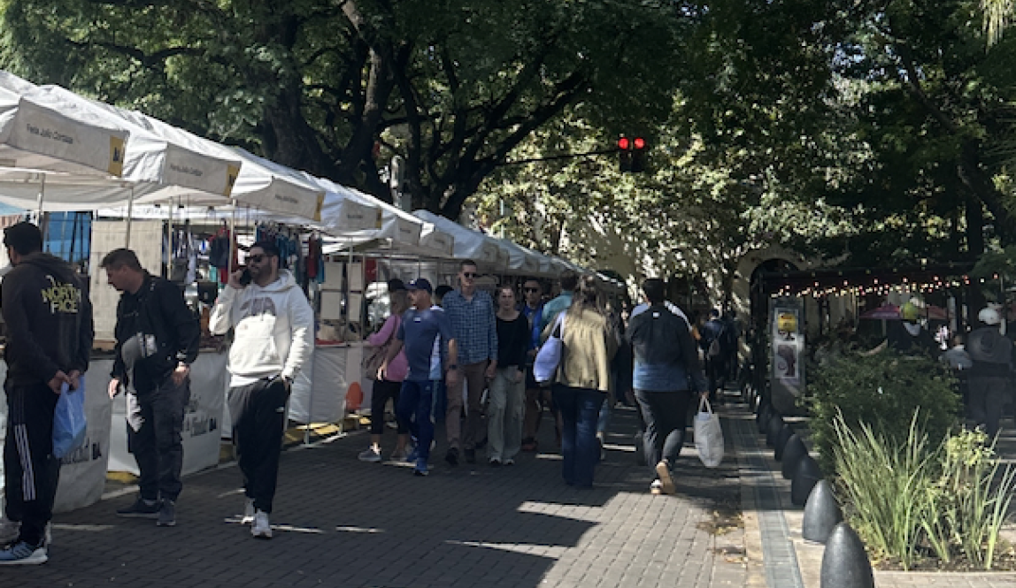 Crafts market at Plaza Serrano!