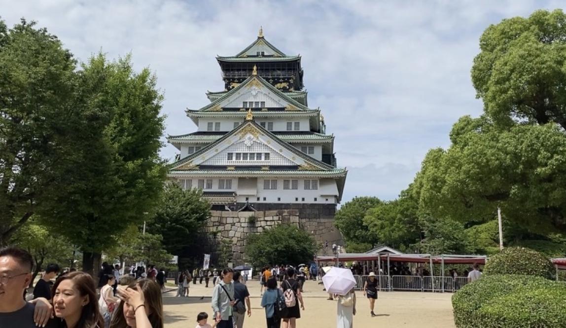 A picture I took of the Osaka Castle!