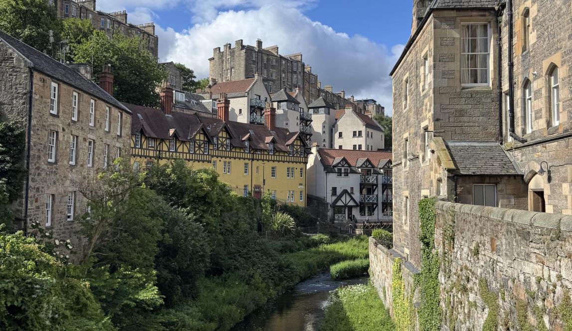 Dean Village in Edinburgh
