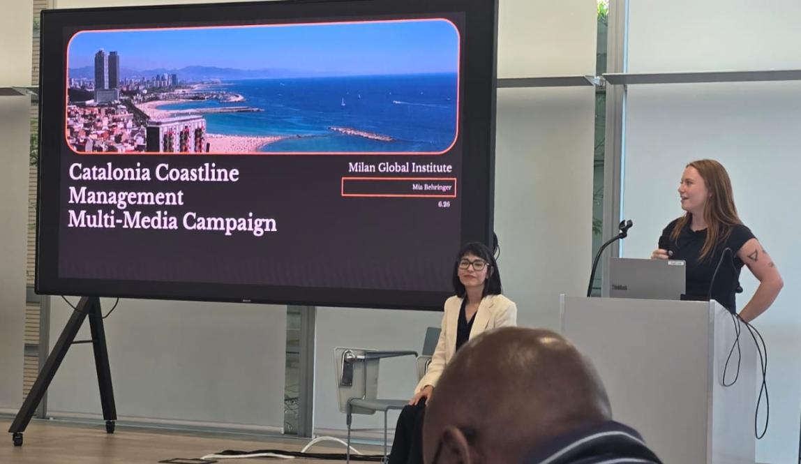 Mia Behringer presents her global pillars final project
