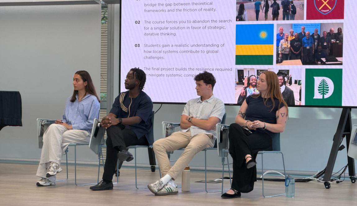 2026 Global Institute Winners during panel discussion