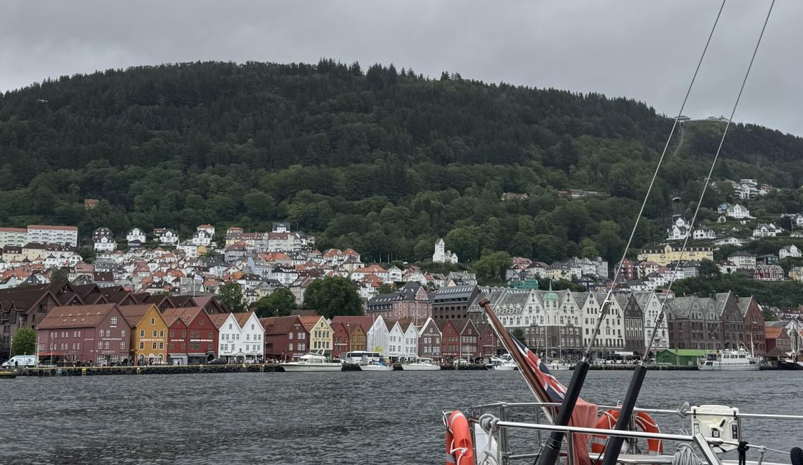 Bryggen from across Vågen