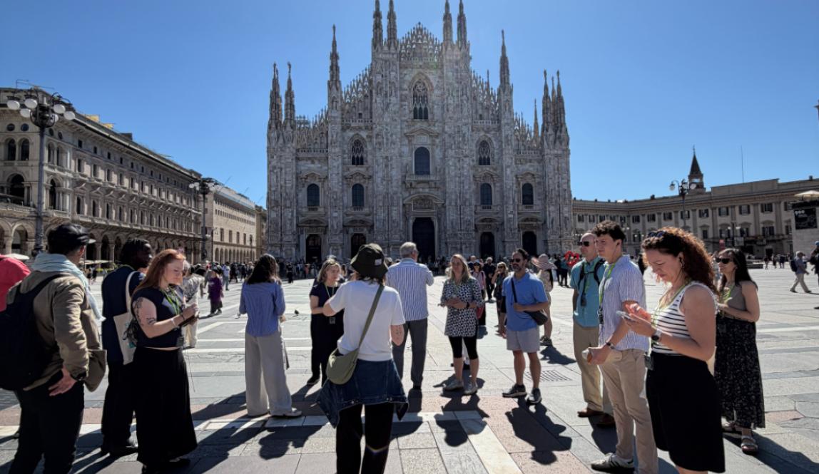 Global Institute Participants touring Milan