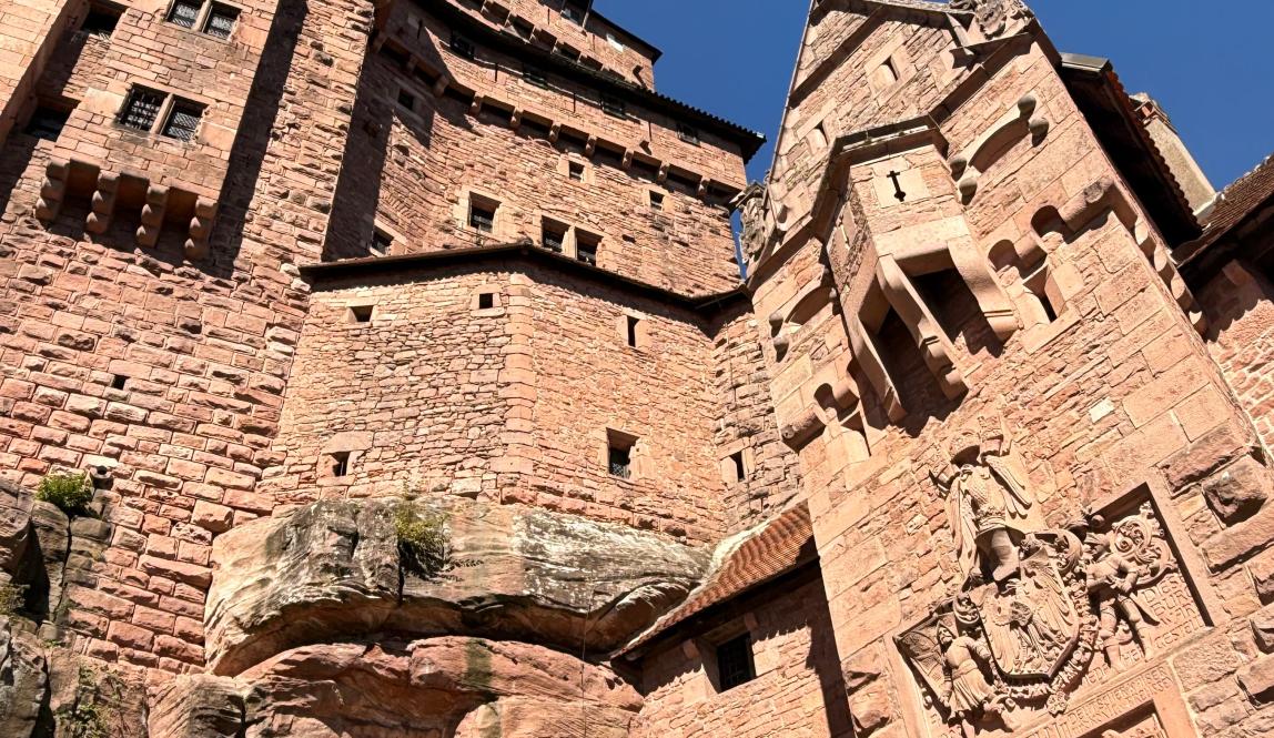 The Château du Haut-Koenigsbourg, a castle above the clouds