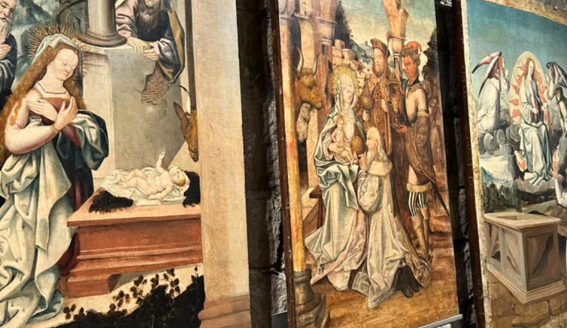Paintings at the Girona Museum