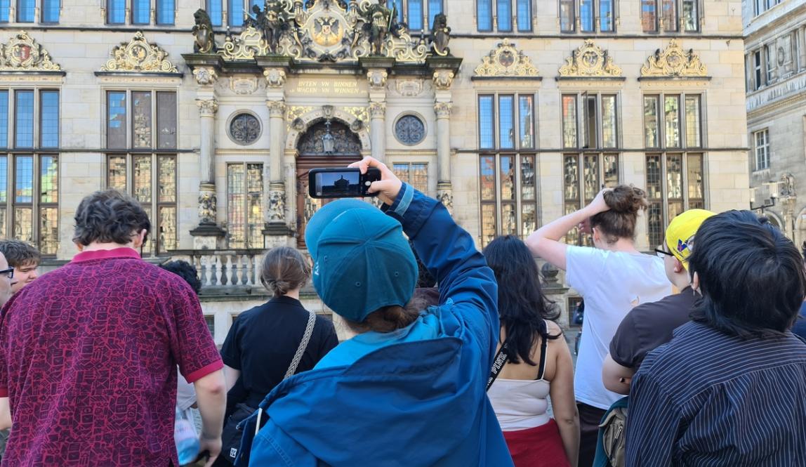 Students explore Berlin, Germany.