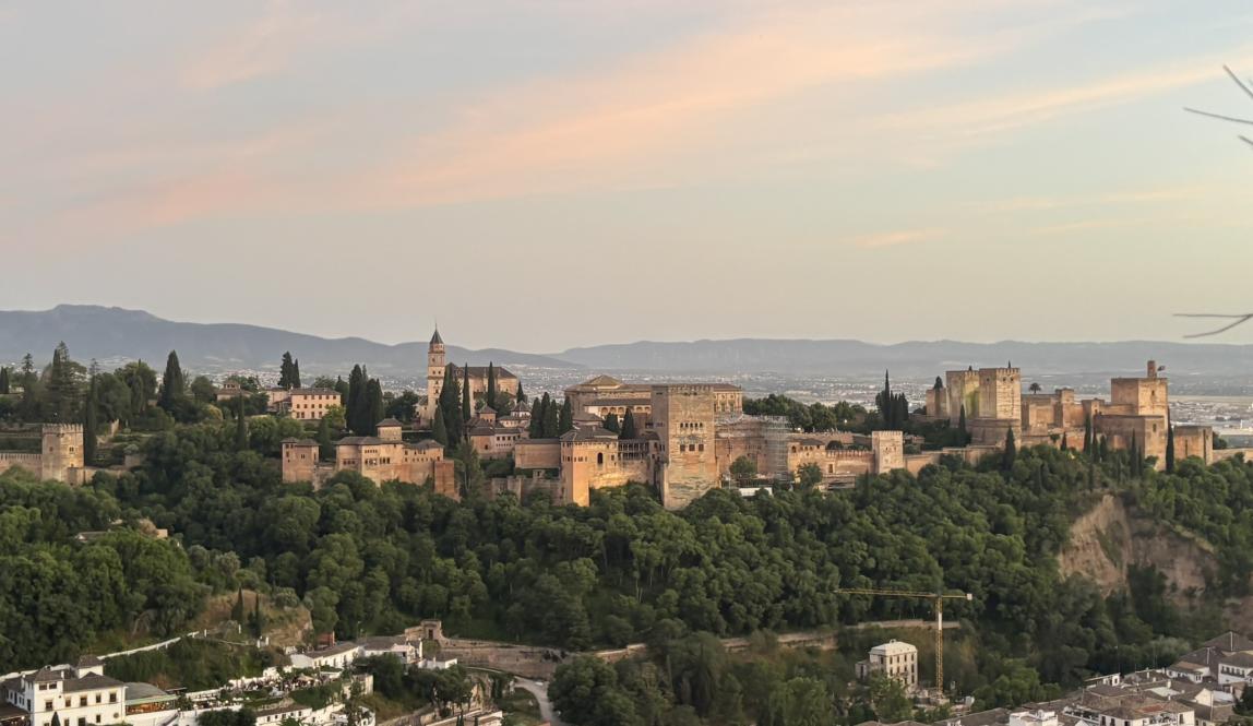 Granada landscape of the city