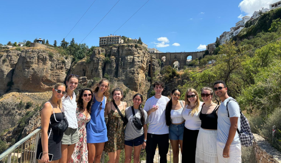 IES Abroad Granada students on a day trip