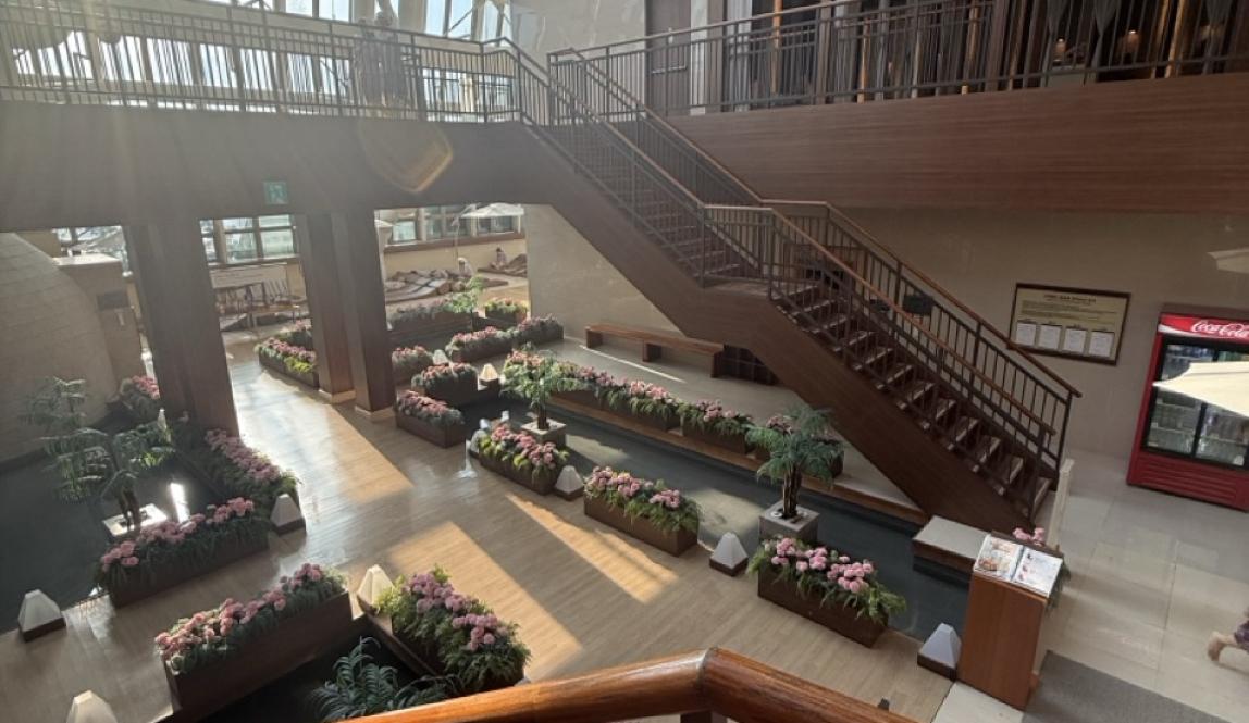 Interior of Spa Land Busan